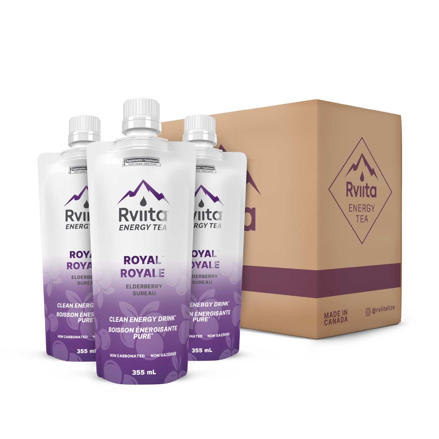 Rviita Healthy Energy Tea | Elderberry Black Tea