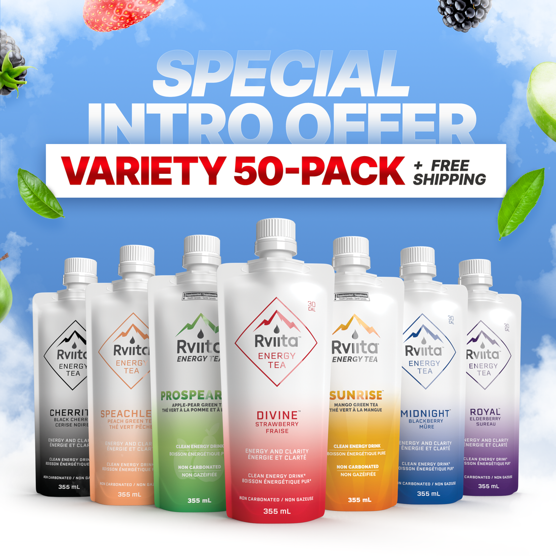 SPECIAL INTRO OFFER • ALL FLAVOURS 10-PACK • FREE SHIPPING