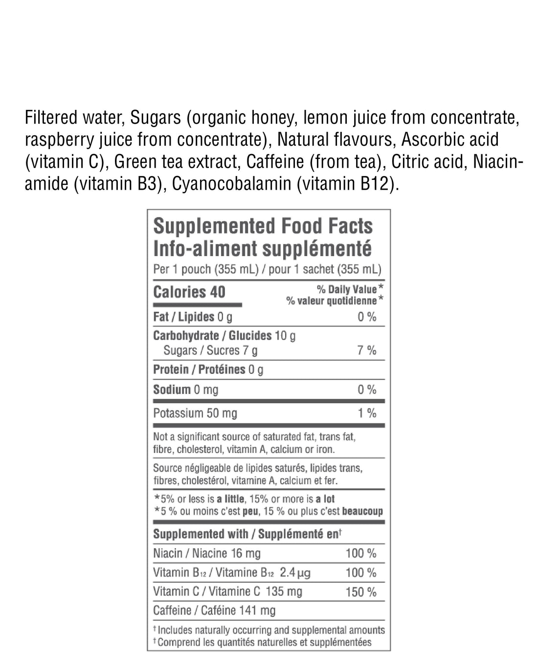 Razilience Raspberry Lemonade Pouch